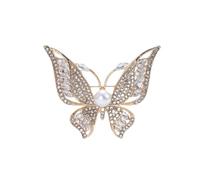 XWZSHMH Sparkling Crystal Butterflies Brooches for Women Unisex Insect Pins Multi-color Available Casual Party Accessories