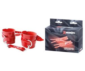 XX-DREAMSTOYS The Crown Ankle Cuffs Red 31 cm