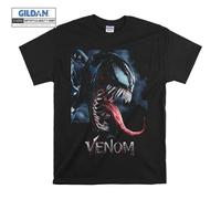 (XX-Large, Black) Venom Cool Figure Men Women Unisex Top T Shirt T-Shirt Tshirt