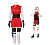 (XX-Large) Cherry Blossom Ninja Outfit - Sakura Haruno Complete Battle Dress