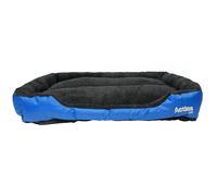 XX-Large Dog Bed Blue Faux Fur Lined (105 x 80cm)