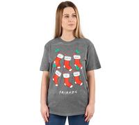 (XX-Large) Friends Short Sleeved T-Shirt (Womens Grey)