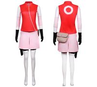 (XX-Large) Kunoichi Sakura Cosplay Dress - Anime Ninja Costume in Plus Sizes