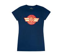 (XX-Large) Marvel Short Sleeved T-Shirt (Womens Blue)