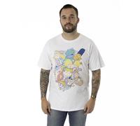(XX-Large) Nickelodeon Short Sleeved T-Shirt (Unisex White)