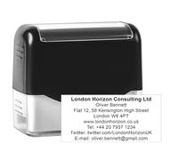 XX-Large Size Custom Self-Inking Stamp Customized Return Address Stamp - Up to 8 Lines of Text Choose from Many Fonts & Ink Colors