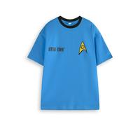 (XX-Large) Star Trek Short Sleeved T-Shirt (Mens Blue)