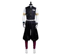 (XX-Large) Uzui Tengen Cosplay Outfit - Flamboyant Demon Slayer Uniform with Musical Motifs
