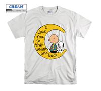 (XX-Large, White) Charlie Brown And Snoopy Bff Men Women Unisex Top T Shirt T-Shirt Tshirt