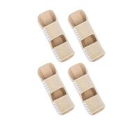 xx-uv 4 Pack Vented Trigger Finger Splint | Breathable Adjustable Finger Support Brace for Mallet Finger, Arthritis & Broken Fingers | Built-in Metal Plate Straightener for Day & Night Wear (Beige)