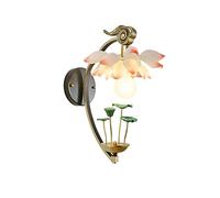 XXAD553TY Wall Sconces Creative New Chinese Wall Lamp, Chinese Style Zen Lotus Lamp in Hallway Porch Decor