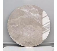 Xxbbyubo Lazy Susan Sintered Stone Large Dining Table Turntable, Kitchen Marble Serving Plate for Tabletop, 24" 28" 32" 36" 40" Multipurpose Round Rotating Tray(Gray,40in)