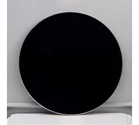 Xxbbyubo Lazy Susan Sintered Stone Large Dining Table Turntable, Kitchen Marble Serving Plate for Tabletop, 24" 28" 32" 36" 40" Multipurpose Round Rotating Tray(Pure black,36in)