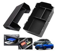 XXCIWP 2024 2025 Civic Center Console Organizer Tray for 2023 2022 Honda Civic 11th Gen Sedan Hatchback LX EX Sport 2022 Accessories Civic 2023 Central Console Organizer Insert Tray(2pcs)