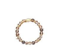 XXCLW 12 Constellation Crystal Beaded Bracelets For Women Men Natural Stone Handmade Cancer Virgo Leo Bangle Energy Friendship Jewelry(BR24Y0312-8)