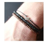 XXCLW Black Tourmaline, Hematite, Rose Quartz & Lepidolite Bracelet Depression, Anxiety, Protection, Empath Bracelet(D-116)