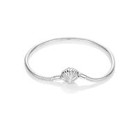 XXCLW Fashionable Style 925 Sterling Silver Women's Charm Bracelet Sterling Silver Colorful Jewelry Making Friendship Gift(KTB005_18cm)