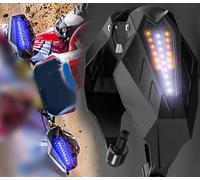XXCSPDL Motorcycle Hand Guards for Majesty 400 R6 2007 R6 2017 Jogrr Pw 50 R15 R15 V3 Motocross Handle Protector Handguard with Light