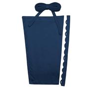 XXDingbs Corset Kit Zipper Replacement Adjustable Fit Satin Corset Back Kit Wedding Dress Zipper Extender for Dress, Navy, 16