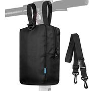 Xxerciz Scooter Storage Bag, Nylon Scooter Handlebar Bag Front Hanging Bag with Adjustable Strap and Zipper Closure for for Carrying Phone, Wallet, Charger Tools, Repair Tools