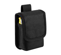 Xxerciz Tactical Cigarette Pouch, Molle Nylon Military Bag Compact EDC Battery Lighter Storage Bag Mini Cigar Waist Pack, Black
