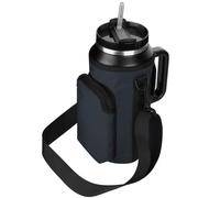 Xxerciz Water Bottle Carrier Bag for Stanley 64oz Tumbler with Handle, Water Bottle Holder with Adjustable Strap, Bottle Sling Sleeve with Phone Pouch, Stanley Cup Accessories for Walking Hiking