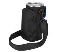Xxerciz Water Bottle Carrier Bag for YETI Rambler 35 oz Mug, Nylon Water Bottle Holder Pouch with Adjustable Strap and Phone Pocket, Tumbler Carrier Sling Bag for Outdoor Travelling Camping