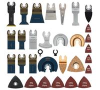 XXGO 120 Pcs Oscillating Multitool Blades Accessories Kits XG1201U | Best For Cutting, Scraping, Sanding, Shaping, Polishing and Grout Removal