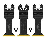 XXGO 3 Pcs Titanium Metal Cutting Oscillating Multitool Saw Blades