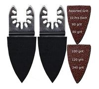 XXGO 52 Pcs Finger Oscillating Multi Tool Sanding Pads Kits