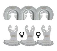 XXGO 6 Pcs Diamond Oscillating Multi Tool Saw Blades for Grit Grout Removal XG6002DU