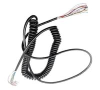 XXHNBF Coiled Extension Cord, Spiral Coiled Line Wire,21 Core 25 Cores Spring Cable for CNC Handheld Encoder Manual Pulse Generator MPG Extensible(25 Core 0.15mm2)