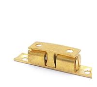 XXHNBF Door Latch, Buckle,Slide Lock,Brass Stop Touch Cabinets Closet Inner Locks Polishing Switch Ball Locker Stopper,40x8mm(60x10mm)