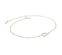 XXHNBF Women's Bracelet, Women 925 Silver Bracelet Adjustable Star of David Bracelet Ladies Fashion Silver Jewellery Giftsum