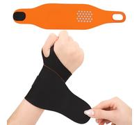 XXHUO Wrist Support Brace Left/Right Hand, Wrist Support For Carpal Tunnel Tendonitis Hand Support For Arthritis Sprained Elastic Wrist Compression For Women Men, Tennis, Gym, Single (Black