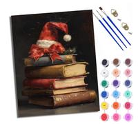 XXHXIE Paint by Numbers Kits for Adults Painting Kits for Beginners On Clear Symbols Colored Canvas Gothic Death Acrylic Pigment Drawing Paintwork for Home Wall Decor Frameless