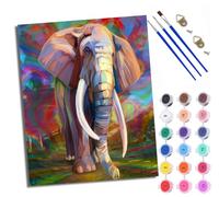 XXHXIE Paint by Numbers Paint by Numbers for Adults Beginners 40 x 50 cm Capybara in Formal Attire Adults Paint by Numbers with Paint Brushes DIY Painting for Home Decoration Without Frame