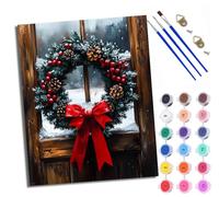 XXHXIE Paint by Numbers Paint by Numbers for Adults Beginners 40 x 50 cm Sailing Ship Under The Moonlight Adults Paint by Numbers with Paint Brushes DIY Painting for Home Decoration Without Frame