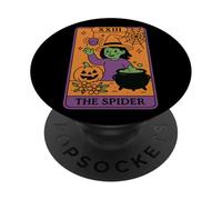 XXIII The Spider Witch Halloween Card PopSockets Adhesive PopGrip