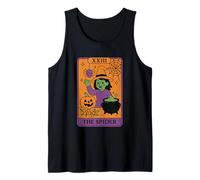 XXIII The Spider Witch Halloween Card Tank Top