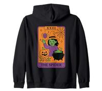XXIII The Spider Witch Halloween Card Zip Hoodie