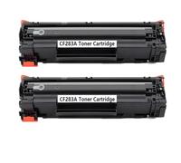 XXINGYULI 2 Packs Compatible Toner Cartridge Replacement Compatible With CF283A 83A Compatible With Pro M125 M127 M127FN M126FN M125N Printer(2 PCS 283A)