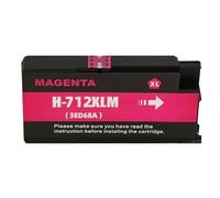 XXINGYULI 4 Pack Compatible Ink Cartridges For HP712 Fit For Designjet T210 T230 T250 T650 T630 Printers(MAGENTA)