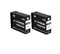 XXINGYULI Capacity Compatible Ink Cartridge Compatible With PGI-2100 PGI2100XL Compatible With MAXIFY IB4010 IB4110 MB5110 MB5310 MB5410 And More Full Ink Supply(2PCS BLACK)