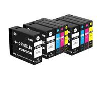 XXINGYULI Capacity Compatible Ink Cartridge Compatible With PGI-2100 PGI2100XL Compatible With MAXIFY IB4010 IB4110 MB5110 MB5310 MB5410 And More Full Ink Supply(2SETS PLUS 1PCS BK)