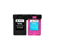 XXINGYULI Compatible 67XL Ink Cartridges Compatible With Deskjet 2774 4120 4122 4125 4135 4136 6052 6055 6058 Models(1BK AND 1COLOR)