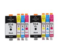 XXINGYULI Compatible Ink Cartridge Replacement For 934 935 For Officejet Pro 6230 6830 6835 6812 6815 6820 Printers 934XL 935XL(2 SET)
