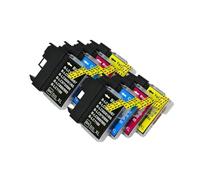 XXINGYULI Compatible Ink Cartridges Compatible With DCP Series Including DCP-J140W DCP-145C DCP-165C DCP-185C DCP-195C DCP-197C Compatible With LC38 LC11 LC61 LC63 LC65 LC67 LC980 LC1100 LC990(2SET)