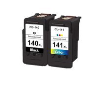 XXINGYULI Compatible Ink Cartridges PG140 CL141 PG140XL CL141XL Compatible With MG4110 MG4140 MG4210 MX371 MX391 MX434 MX451 M521 Printers(1BLACK 1COLOR)
