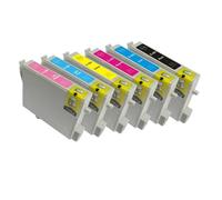 XXINGYULI Compatible Ink Cartridges T0481 T0482 T0483 T0484 T0485 T0486 Compatible With Stylus Photo R200 R220 R300 R300M R320 R340 RX500 RX600 RX620 RX640(1 SET)